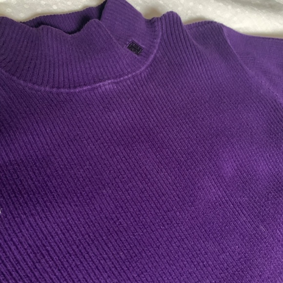 Ralph LaurenMock turtleneck sweater, size L, cotton, long sleeve - Picture 2 of 3